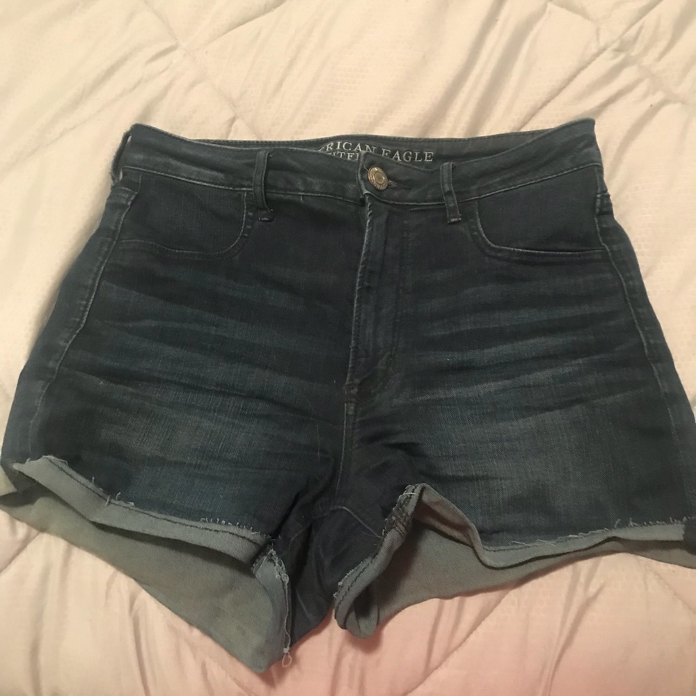 AE Sky High Shortie Shorts Extra Stretchy Size 10